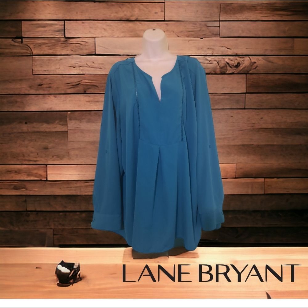 Lane bryant teal color top